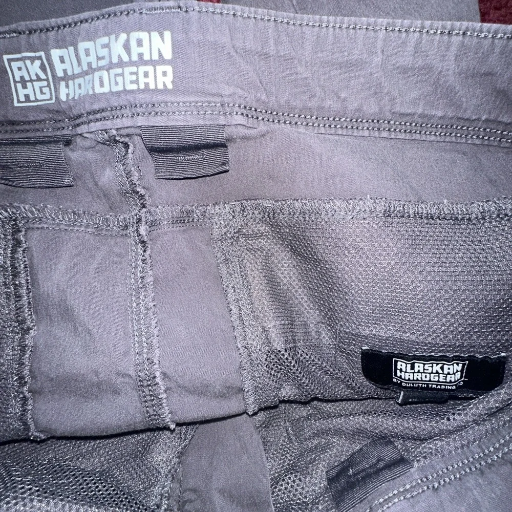 Alaskan Hardgear Work Pants Men's Fit 36/29 Gray Utility Belted Standard Fit